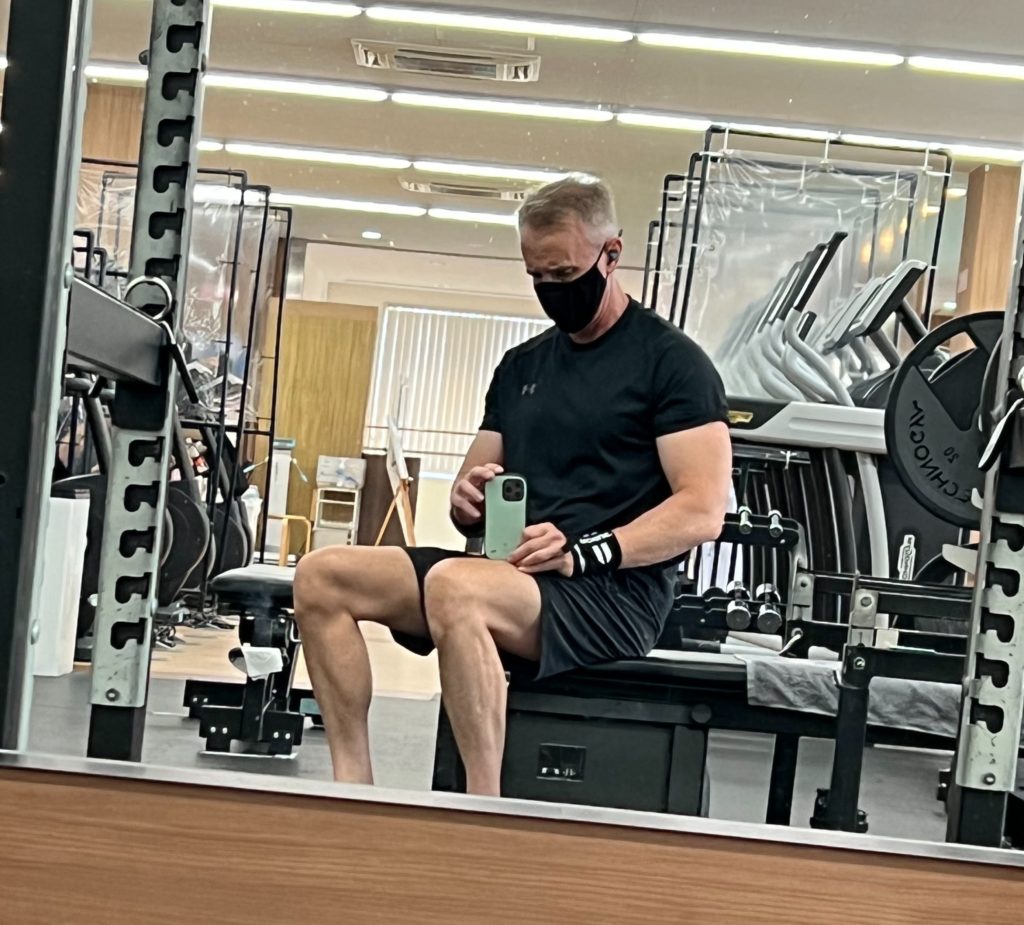 In the gym at 60 years old